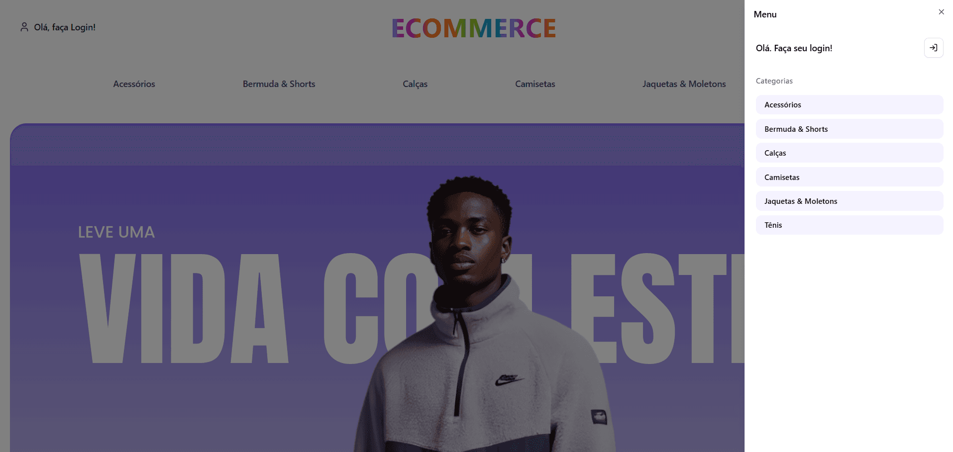 E-commerce - Loja de Roupas