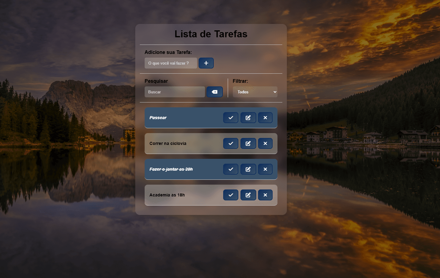 ToDo List Interativa